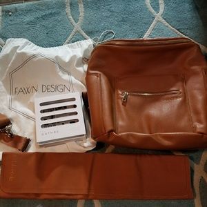 SOLD Fawn Design diaper bag with change pad